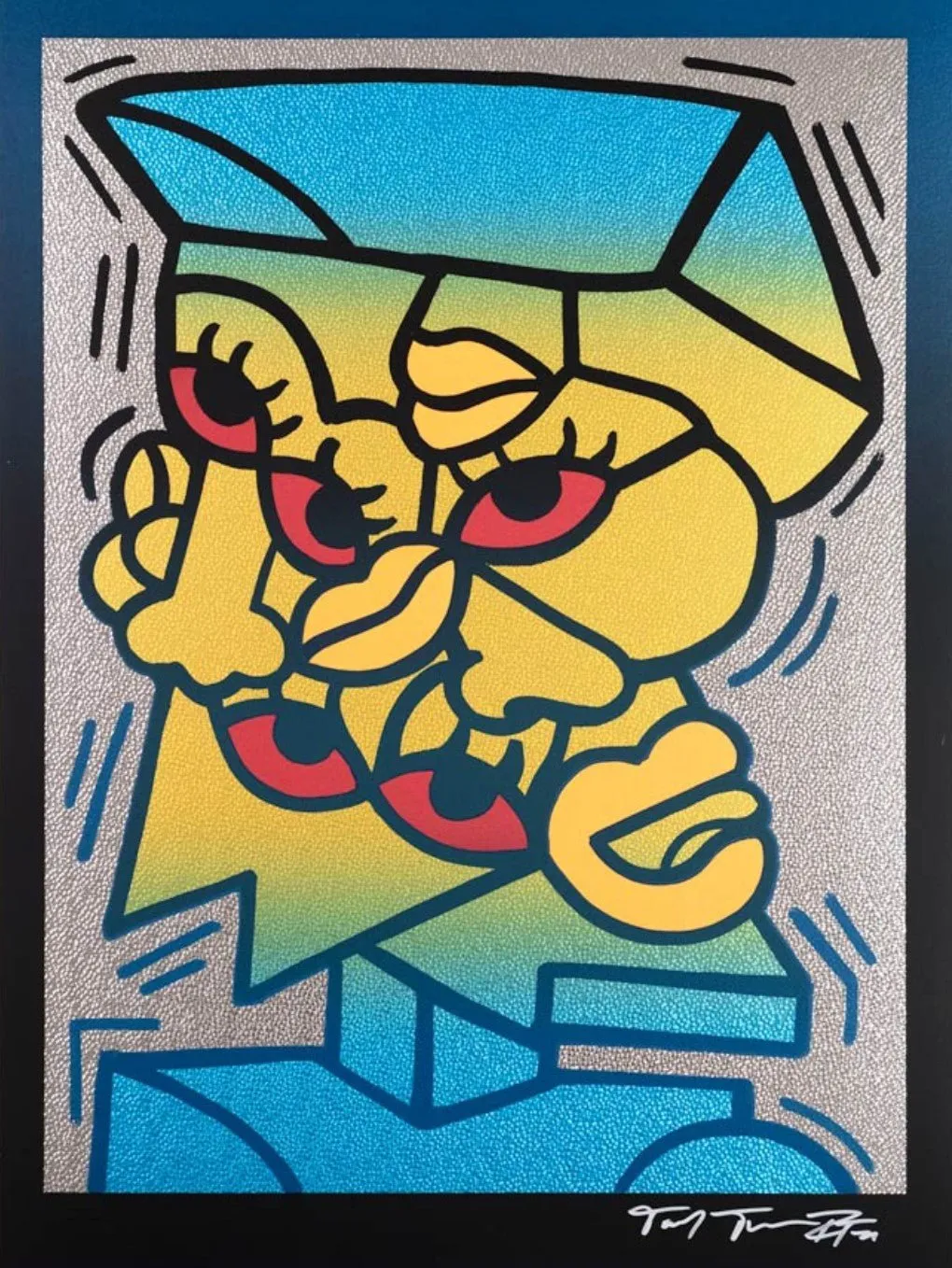 Crystal Cranium Printers Select Edition Silkscreen Print by Sheefy McFly- Tashif Turner