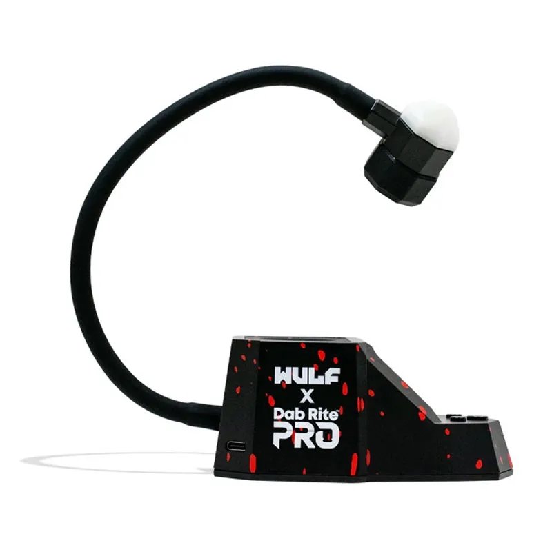 Dab Rite x Wulf - Pro - Digital IR Thermometer - Black/Red Splatter