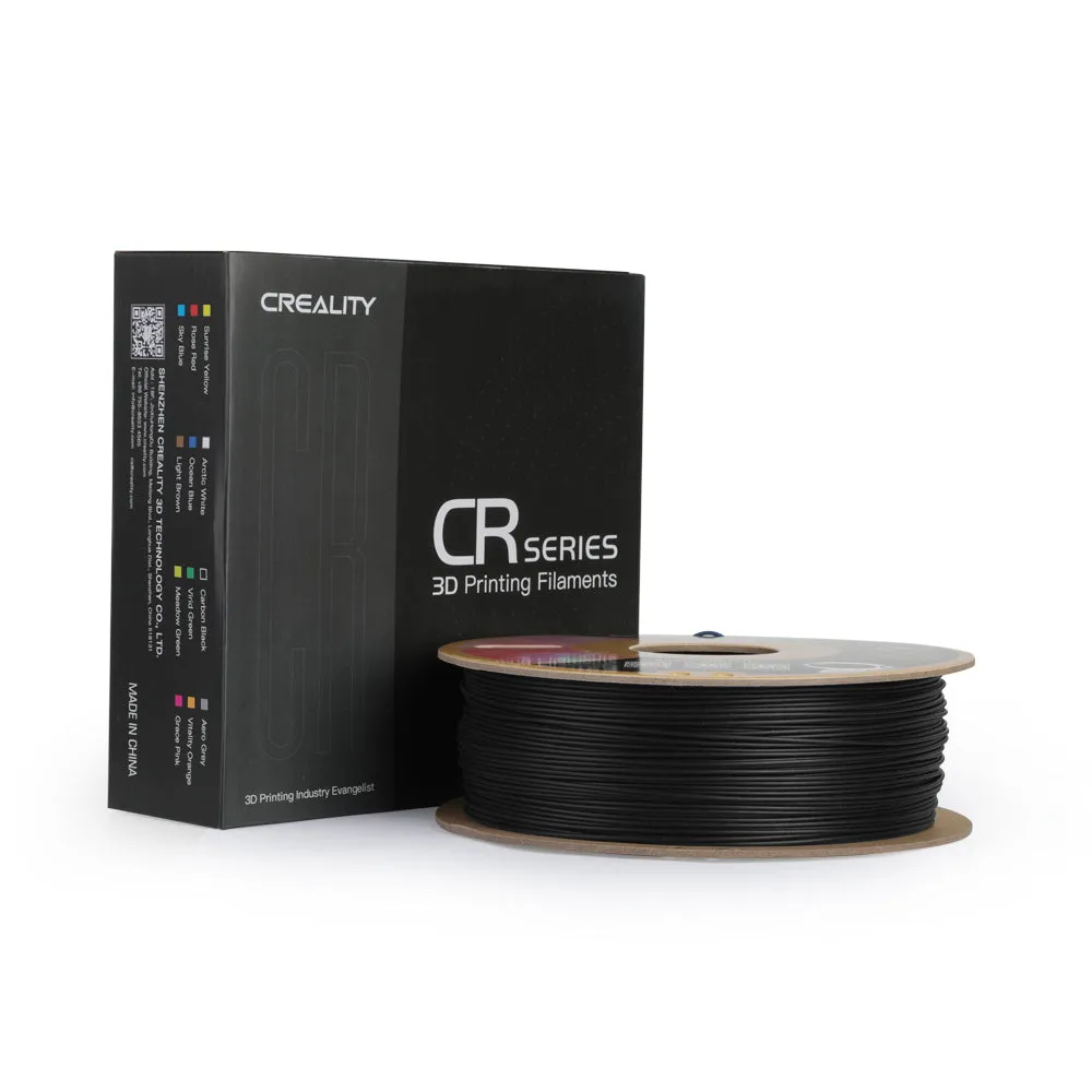 [Discontinued] Creality CR-PLA Matte Texture 1.75mm PLA 3D Printing Filament 1kg, Matte Black