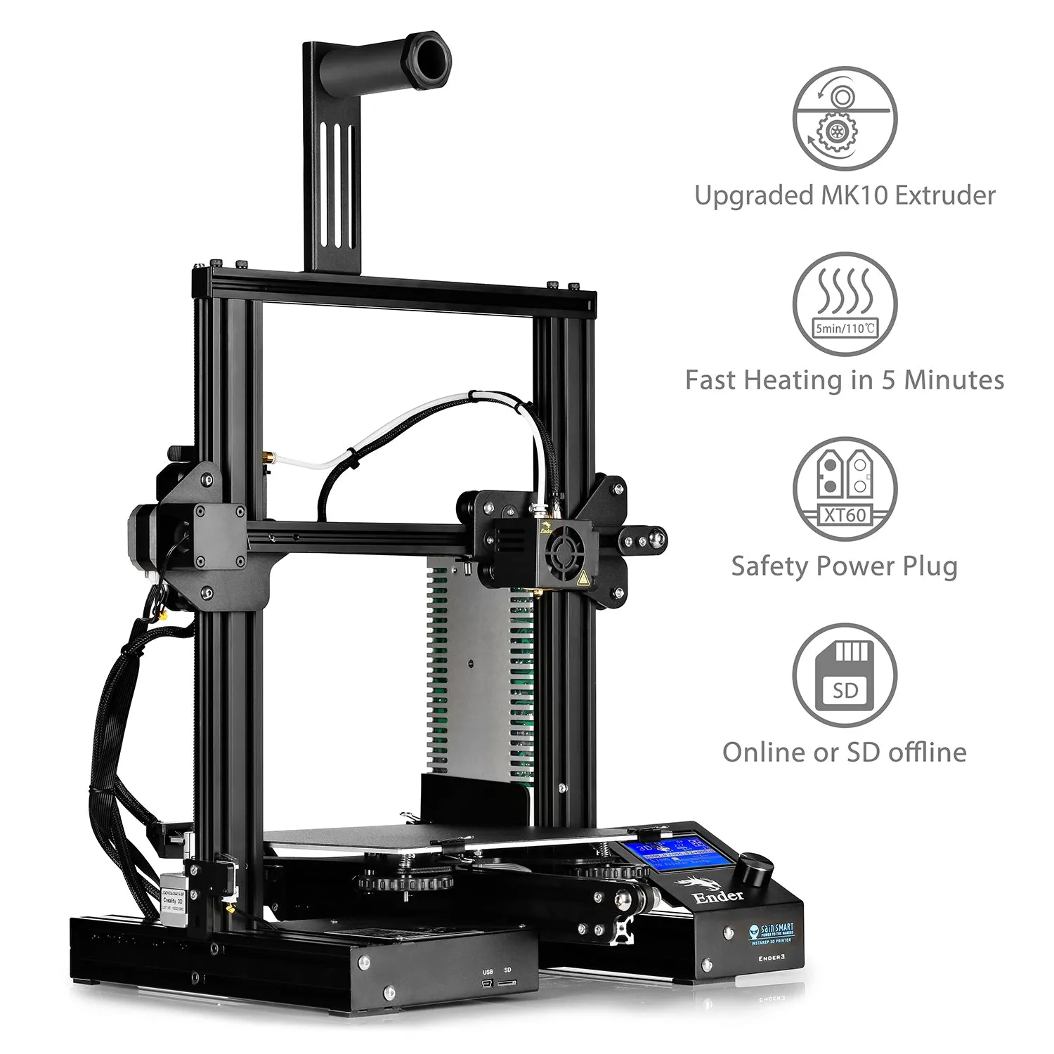 [Discontinued] [Open Box] SainSmart x Creality3D Ender-3 3D Printer