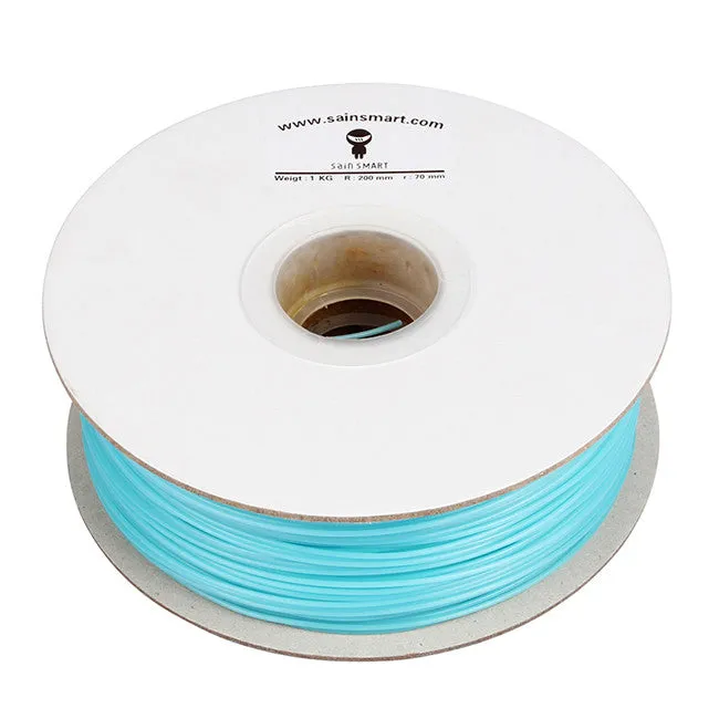 [Discontinued] PLA 3D Printing Filament, 1.75mm 1kg / 2.2lb for 3D Printers RepRap Prusa (Luminous Blue)
