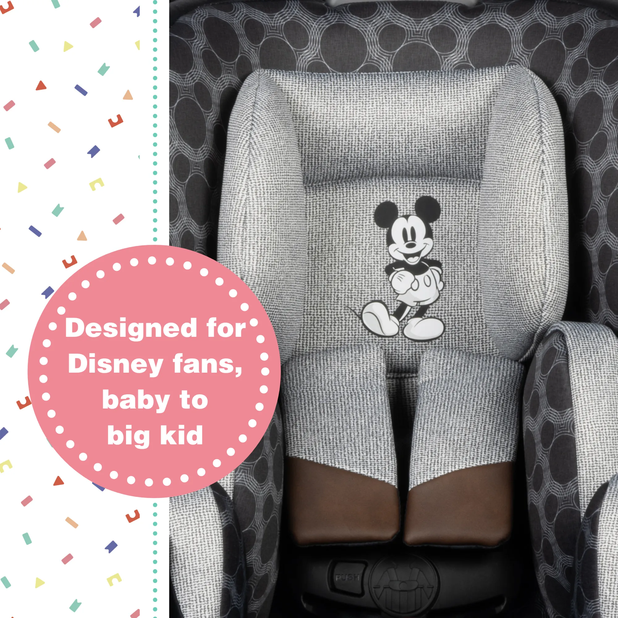 Disney Baby Turn and Go 360 Rotating All-in-One Convertible Car Seat