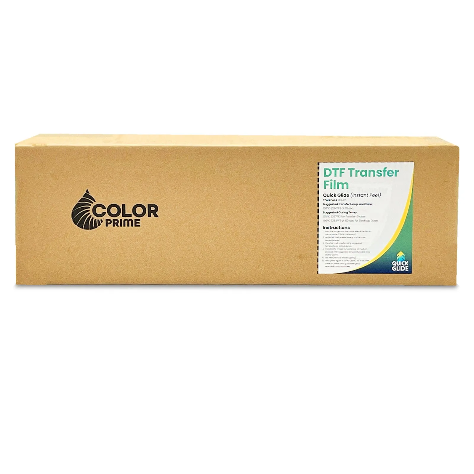 DTF Station Color Prime Quick Glide DTF Film Rolls