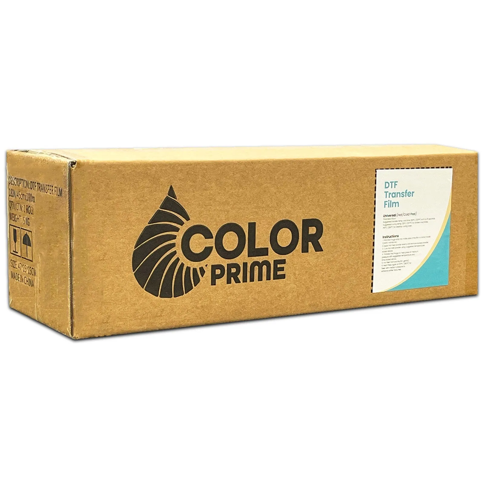 DTF Station Color Prime Universal Peel DTF Film Rolls