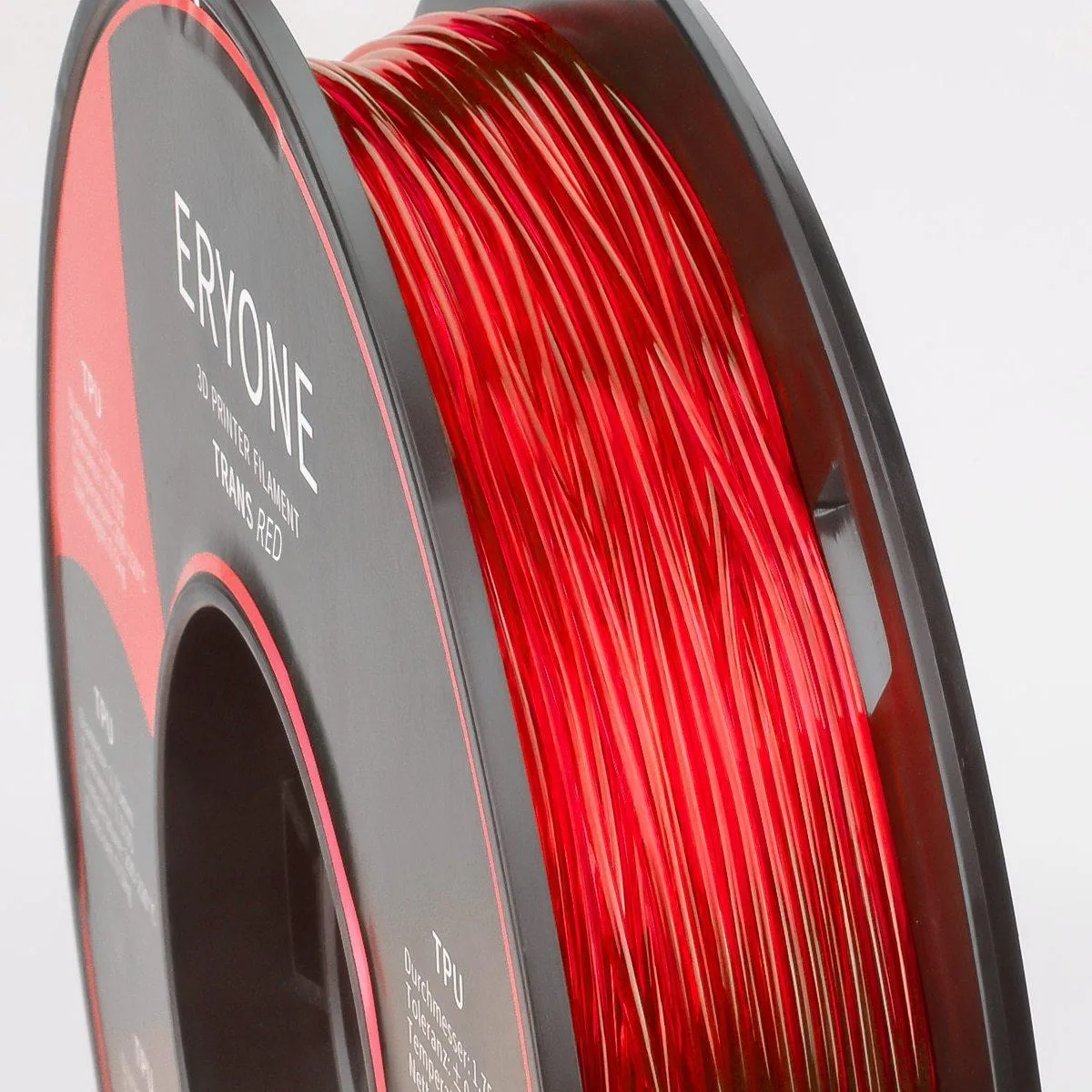 ERYONE TPU Filament 500g 0.5kg 1.75mm 3D Printer Filament White Black Blue Red Clear Make Bendy Models