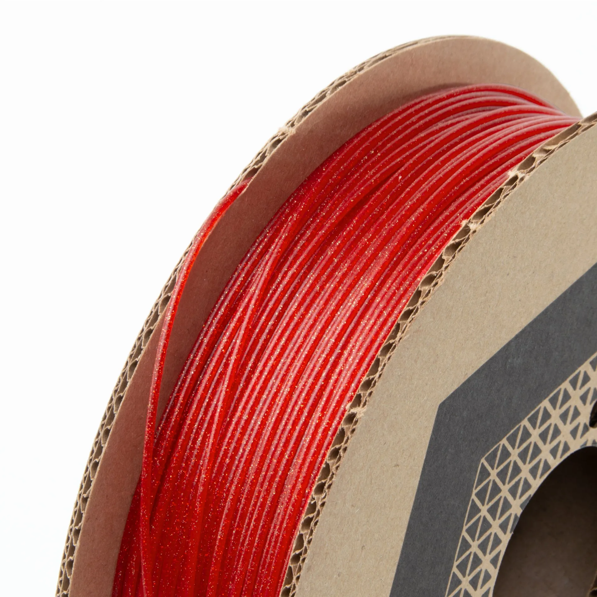 Fleck 'n Fire Red Glitter HTPLA