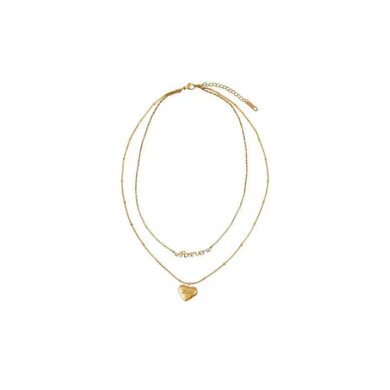 Forever Love Double Layer Necklace
