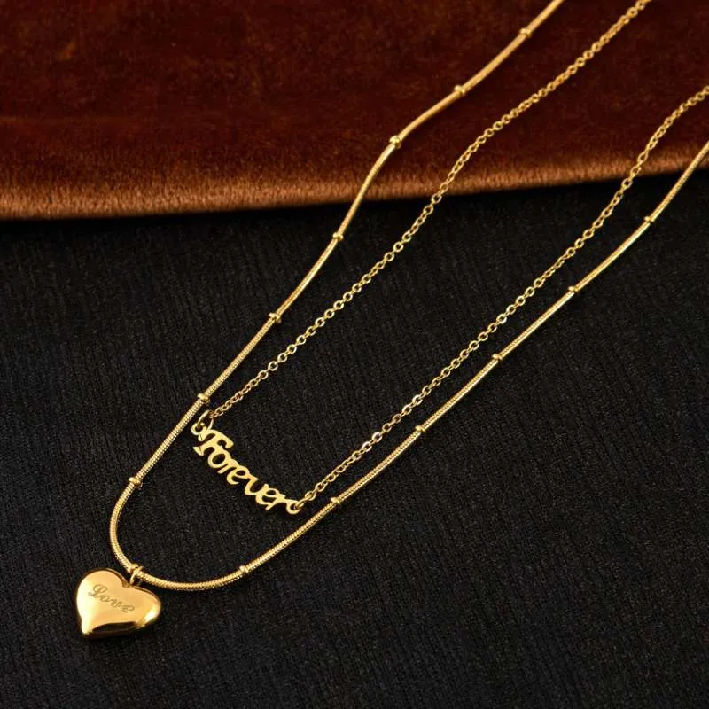 Forever Love Double Layer Necklace