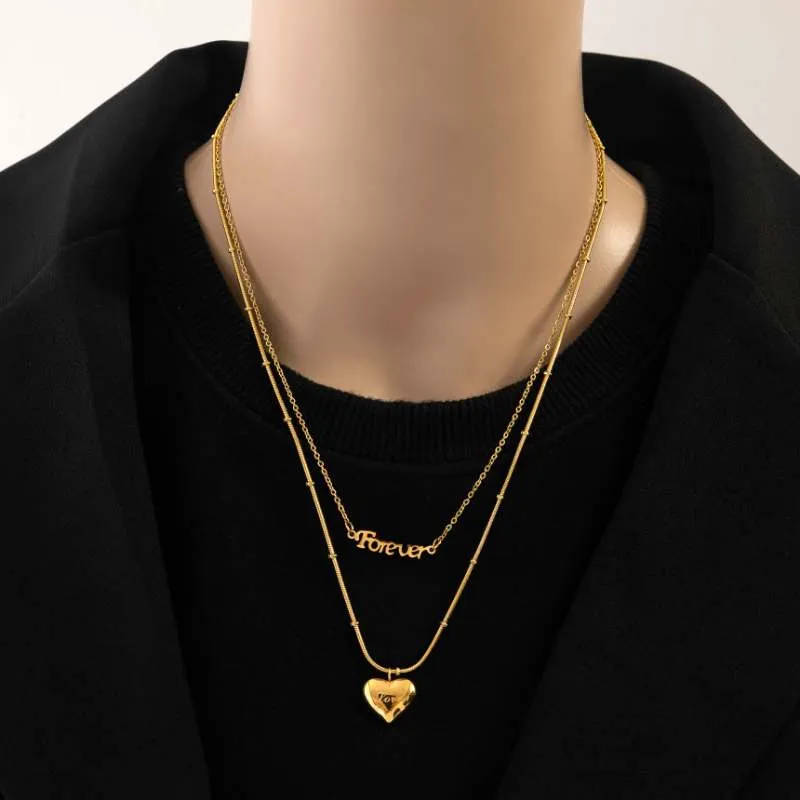 Forever Love Double Layer Necklace