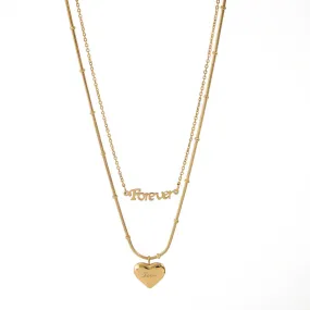 Forever Love Double Layer Necklace