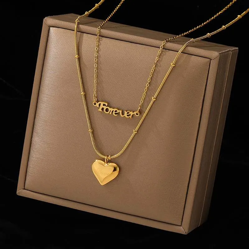 Forever Love Double Layer Necklace