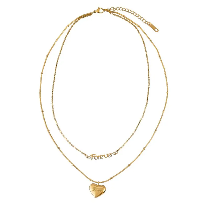 Forever Love Double Layer Necklace