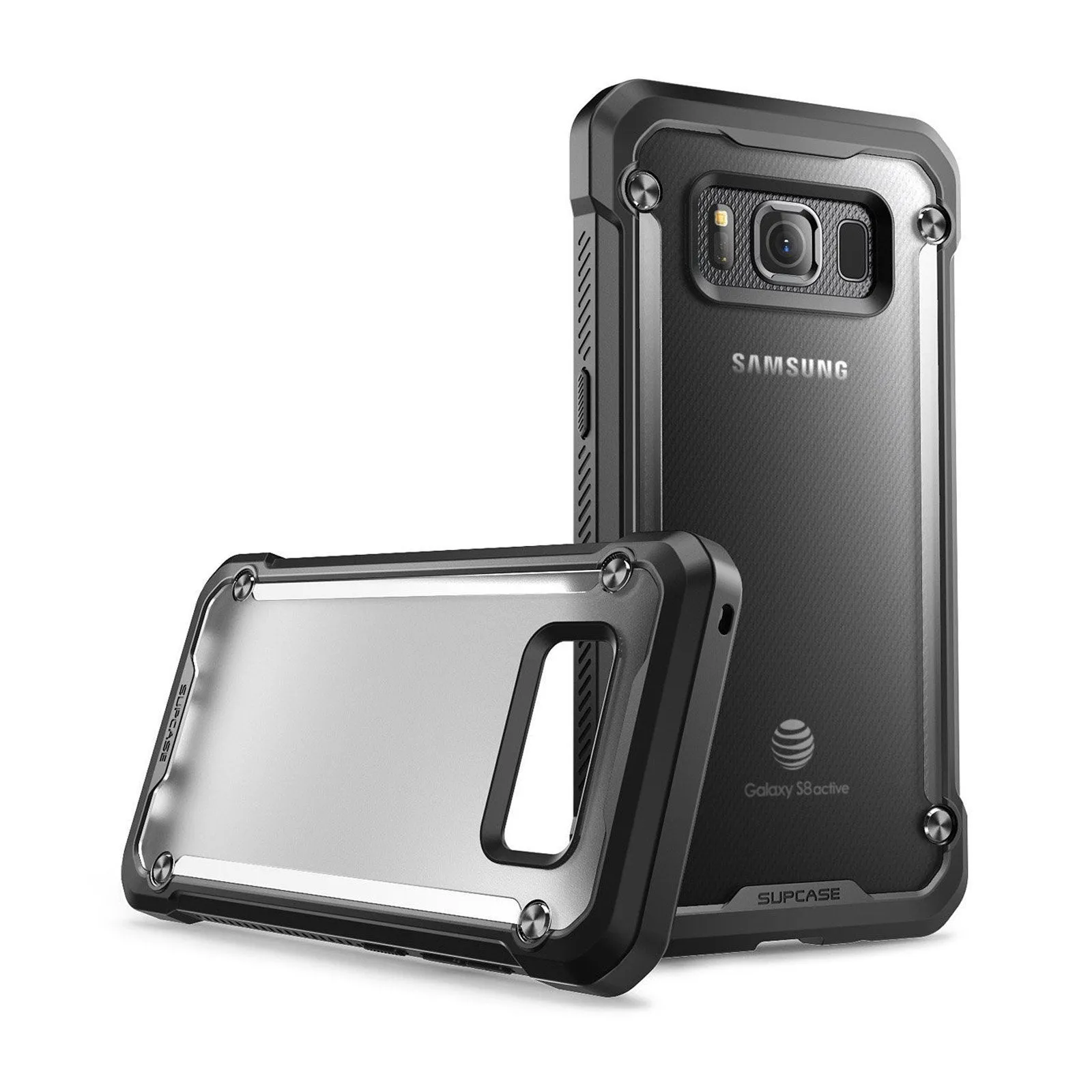 Galaxy S8 Active Unicorn Beetle Hybrid Protective Bumper Case-Frost