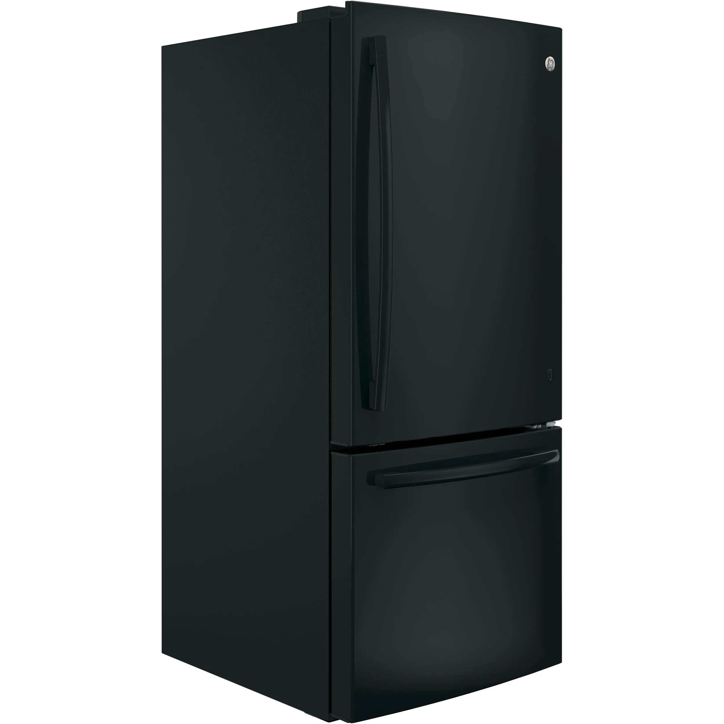 GE 30-inch, 21 cu.ft. Freestanding Bottom Freezer Refrigerator with LED Lighting GBE21AGKBB