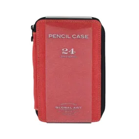 Global Art Canvas Pencil Case - Rose