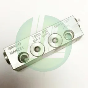 Graco 562688 Manzel MHH-18T Divider Valve Block Assembly