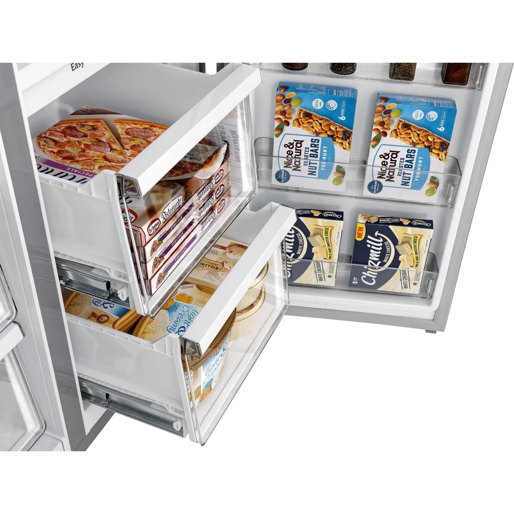 Hisense 4 Door Fridge (RQ22N6ASD) - Stainless Steel