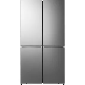 Hisense 4 Door Fridge (RQ22N6ASD) - Stainless Steel
