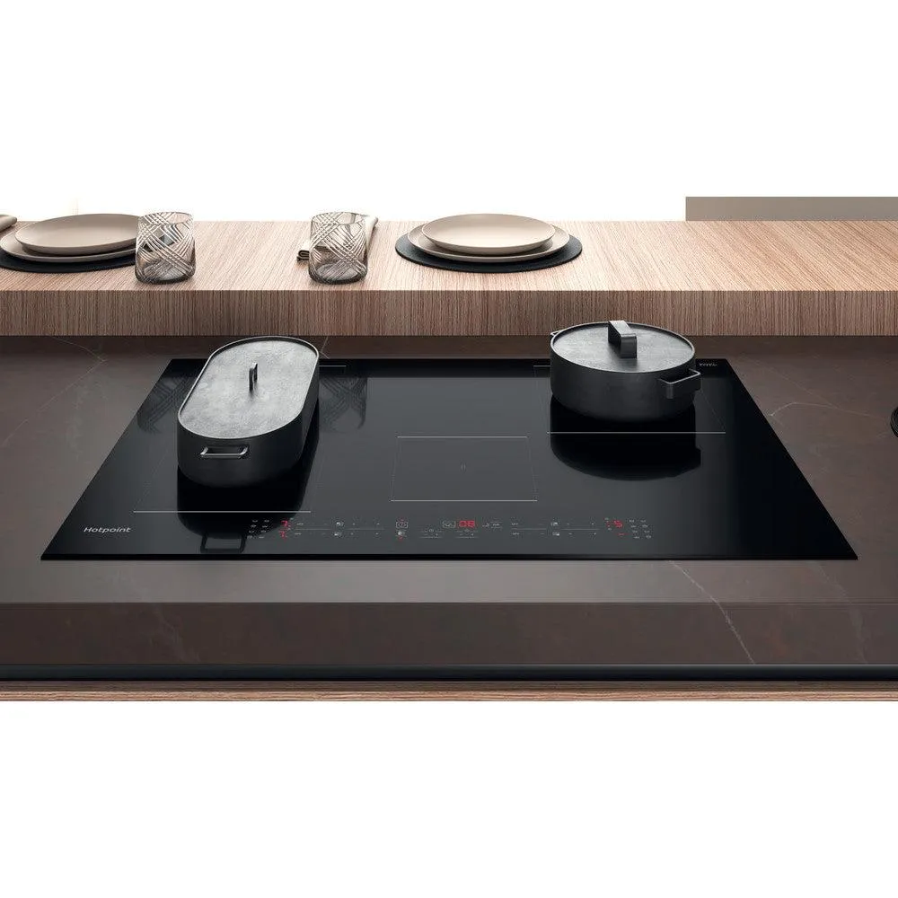 Hotpoint 77CM 4 Zone Electric Induction Hob - Black | TB3977BBF