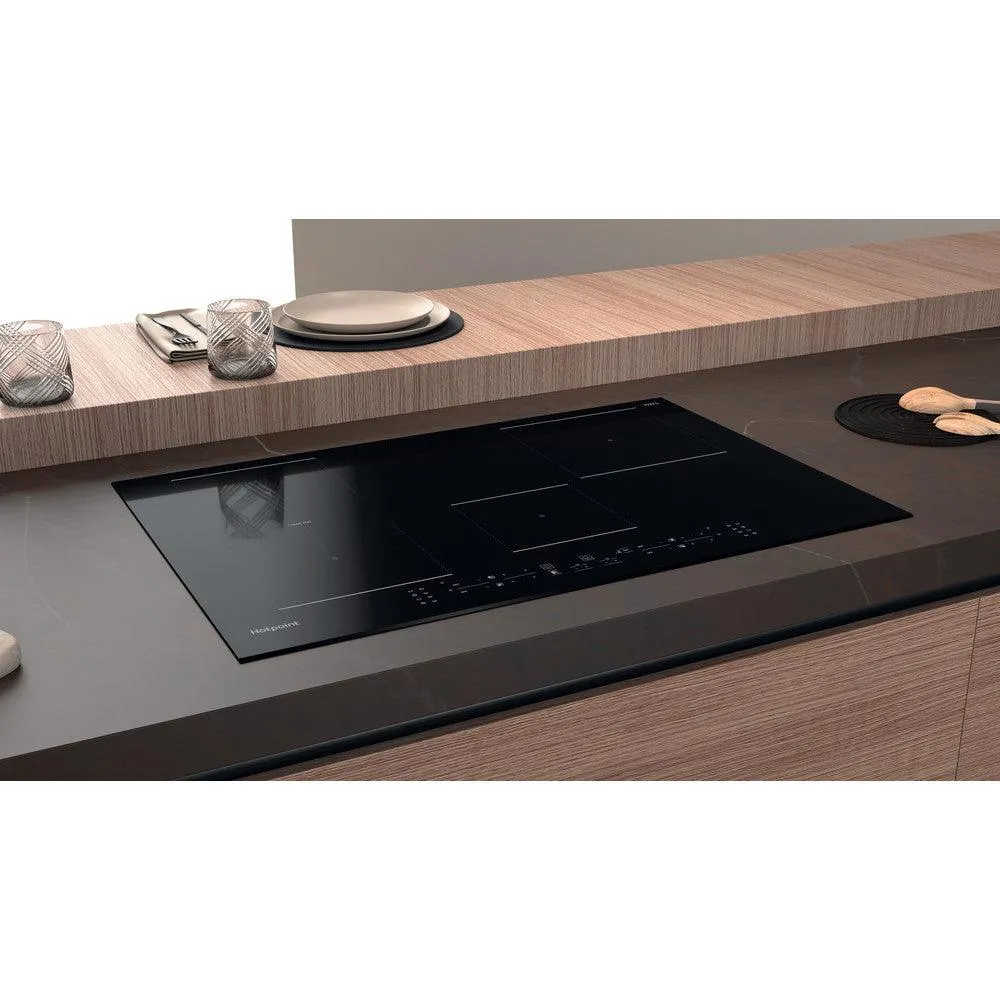 Hotpoint 77CM 4 Zone Electric Induction Hob - Black | TB3977BBF