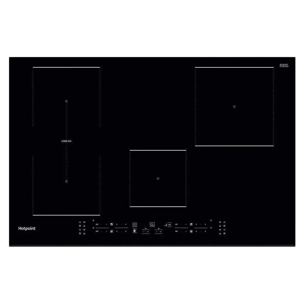 Hotpoint 77CM 4 Zone Electric Induction Hob - Black | TB3977BBF