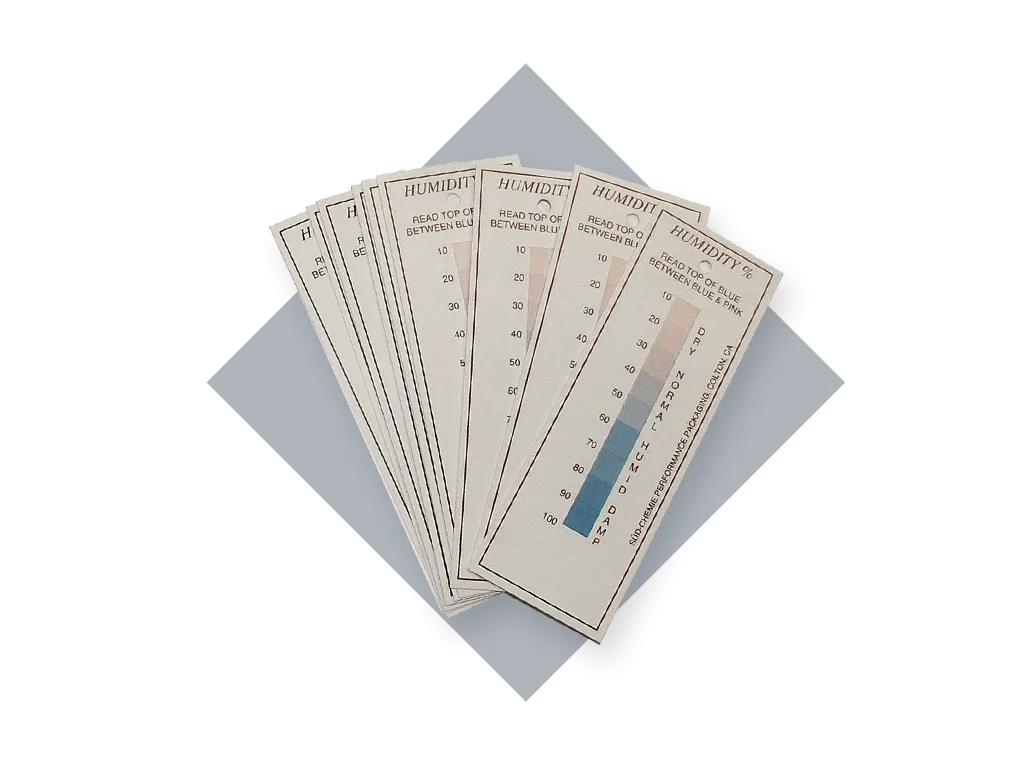 Humidity Indicator Cards