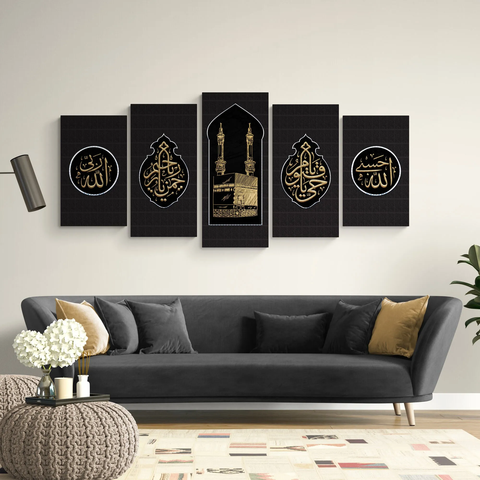 ISLAMIC HOME DECOR-Kiswah of the Kaaba-Makkah-Hajj Artwork-Giclée Fine Art Print