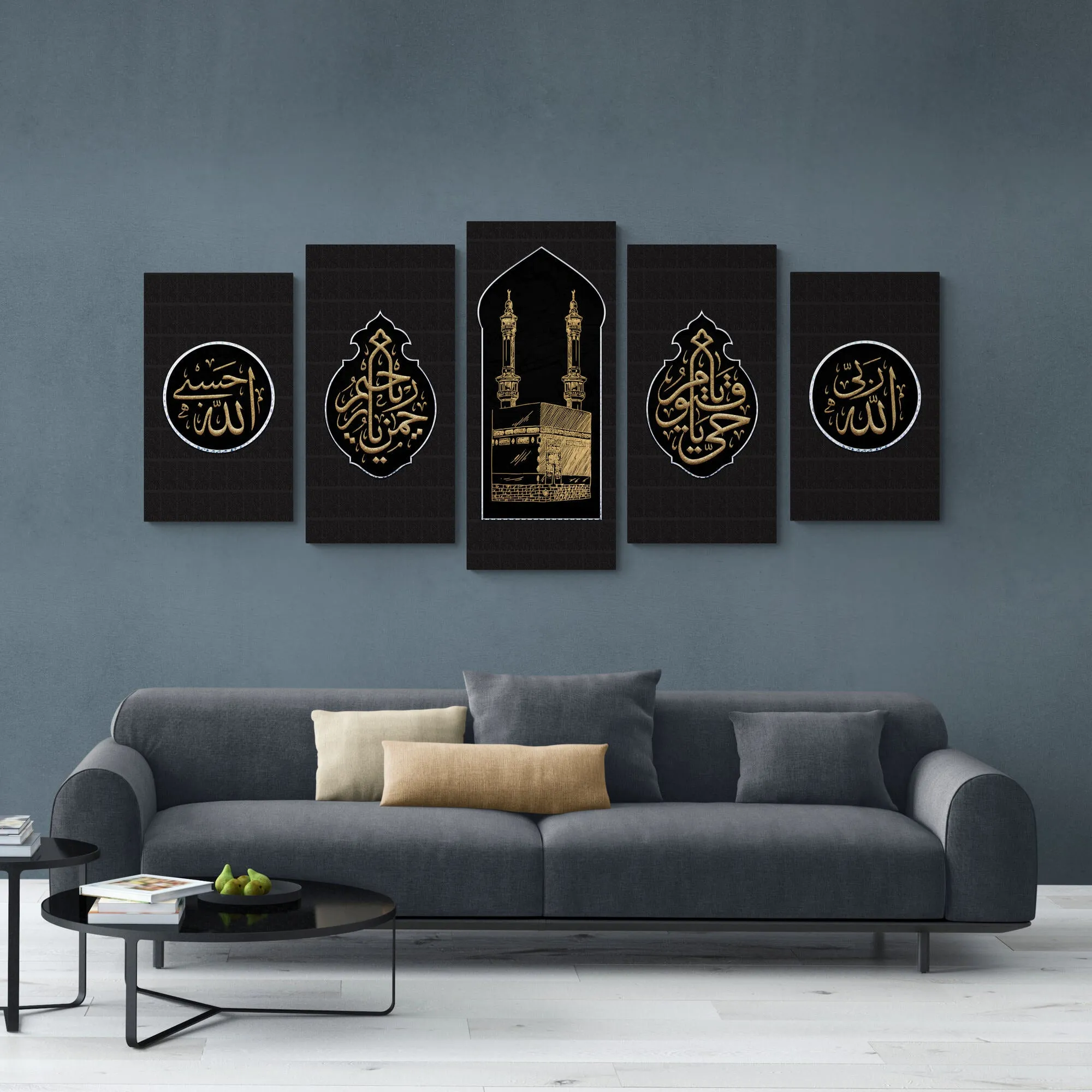 ISLAMIC HOME DECOR-Kiswah of the Kaaba-Makkah-Hajj Artwork-Giclée Fine Art Print
