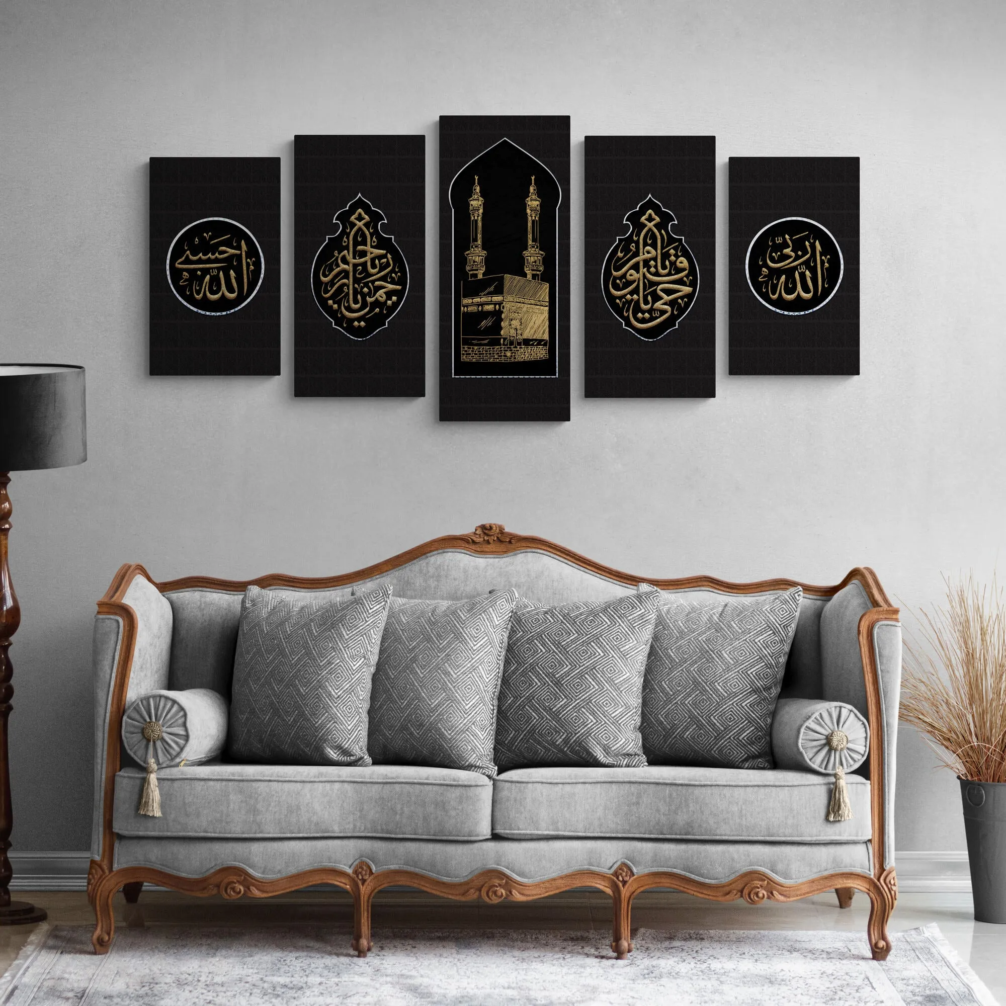 ISLAMIC HOME DECOR-Kiswah of the Kaaba-Makkah-Hajj Artwork-Giclée Fine Art Print
