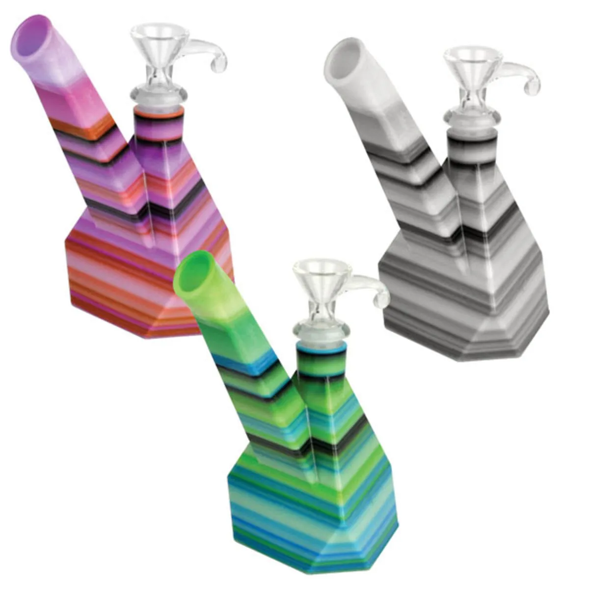 Kayd Mayd "Giza" 3D Printed Geometric Bubbler
