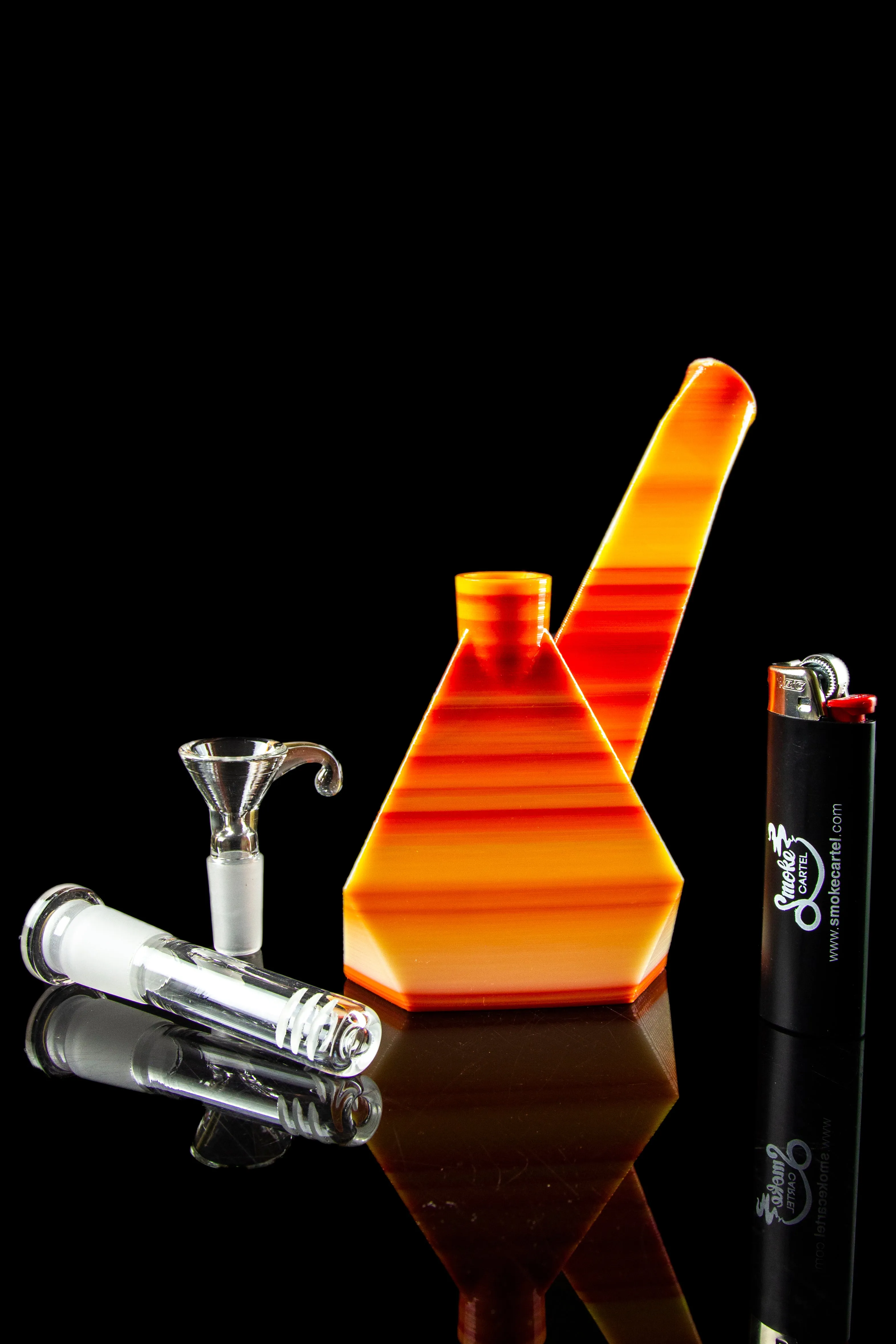 Kayd Mayd "Giza" 3D Printed Geometric Bubbler