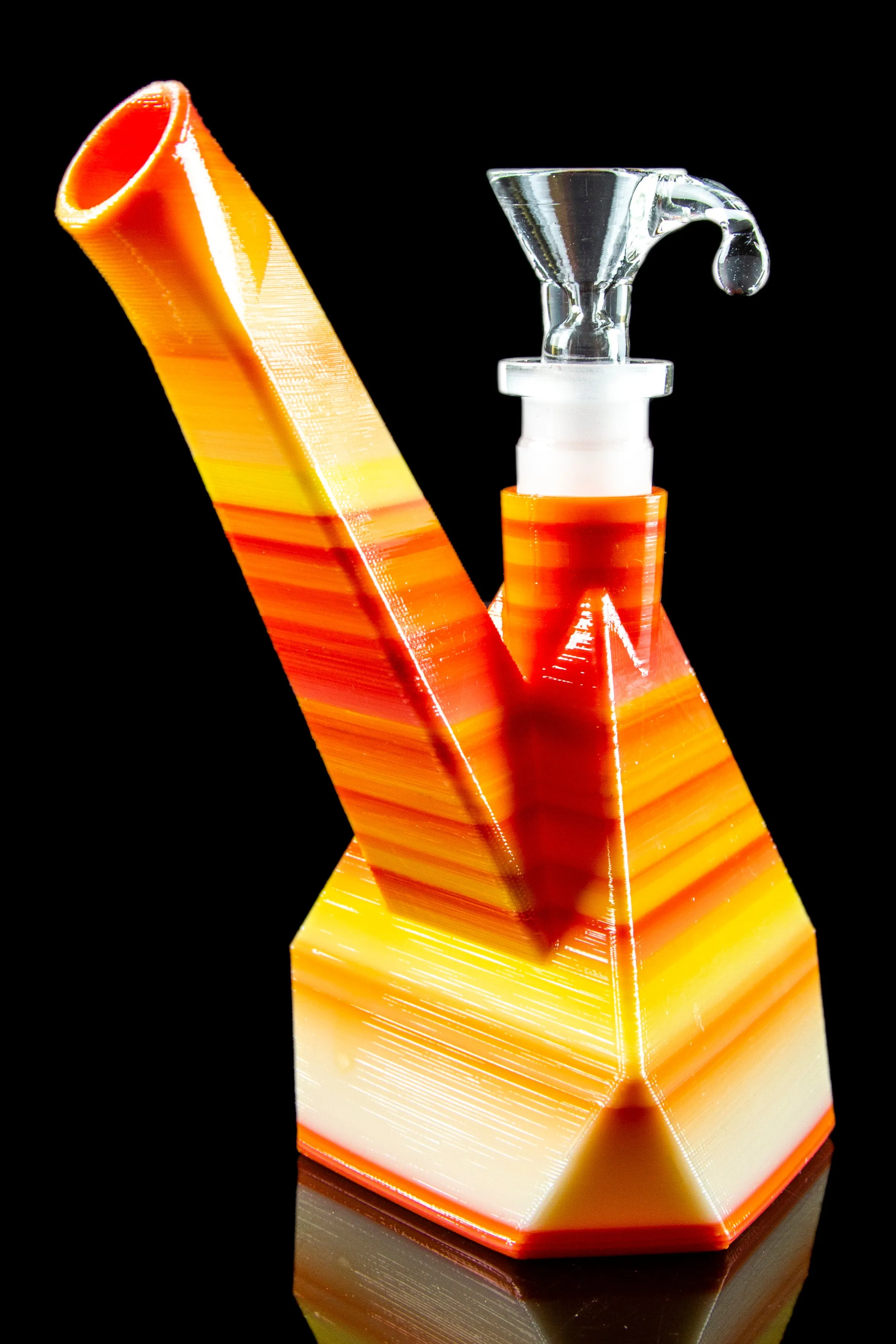 Kayd Mayd "Giza" 3D Printed Geometric Bubbler