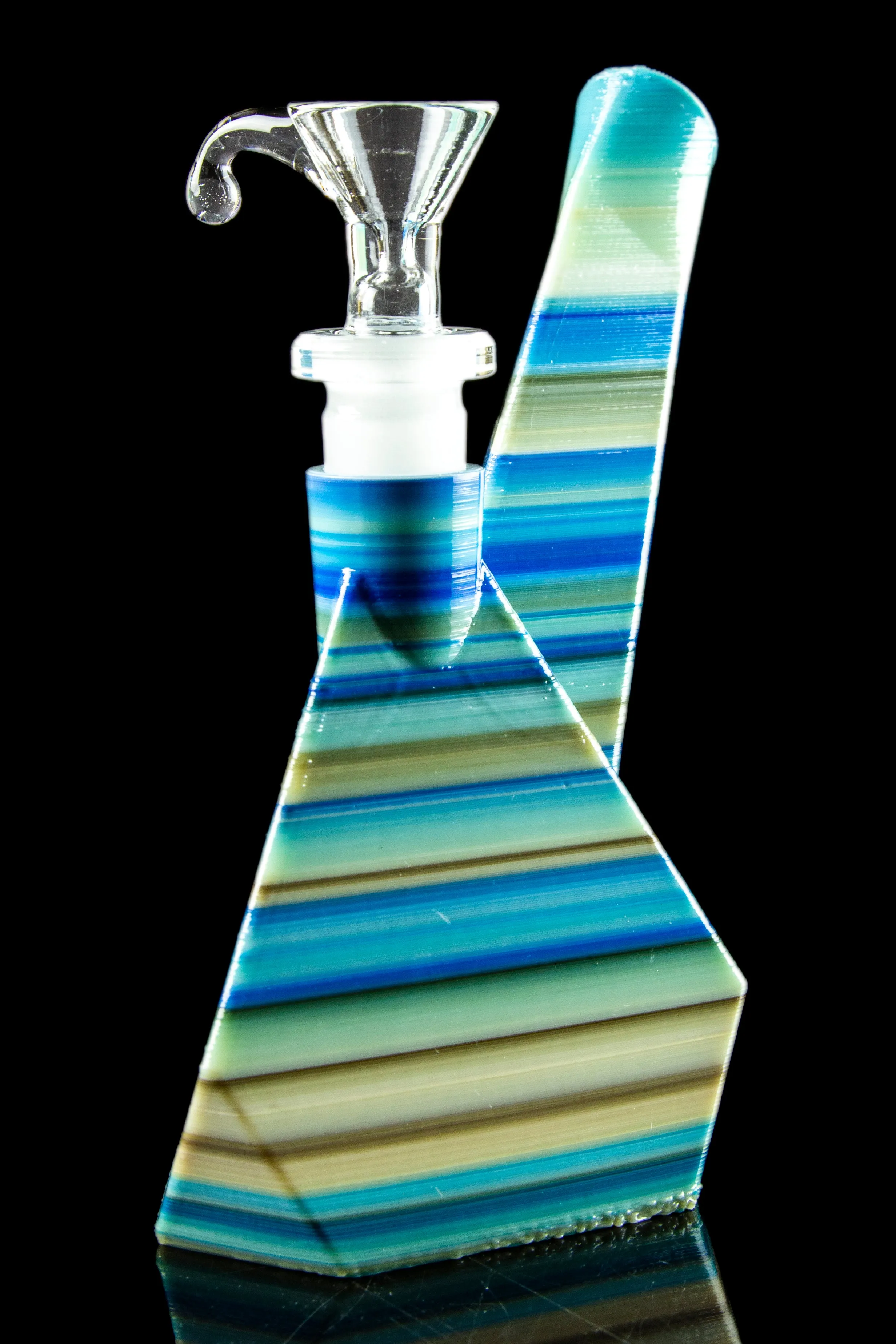 Kayd Mayd "Giza" 3D Printed Geometric Bubbler