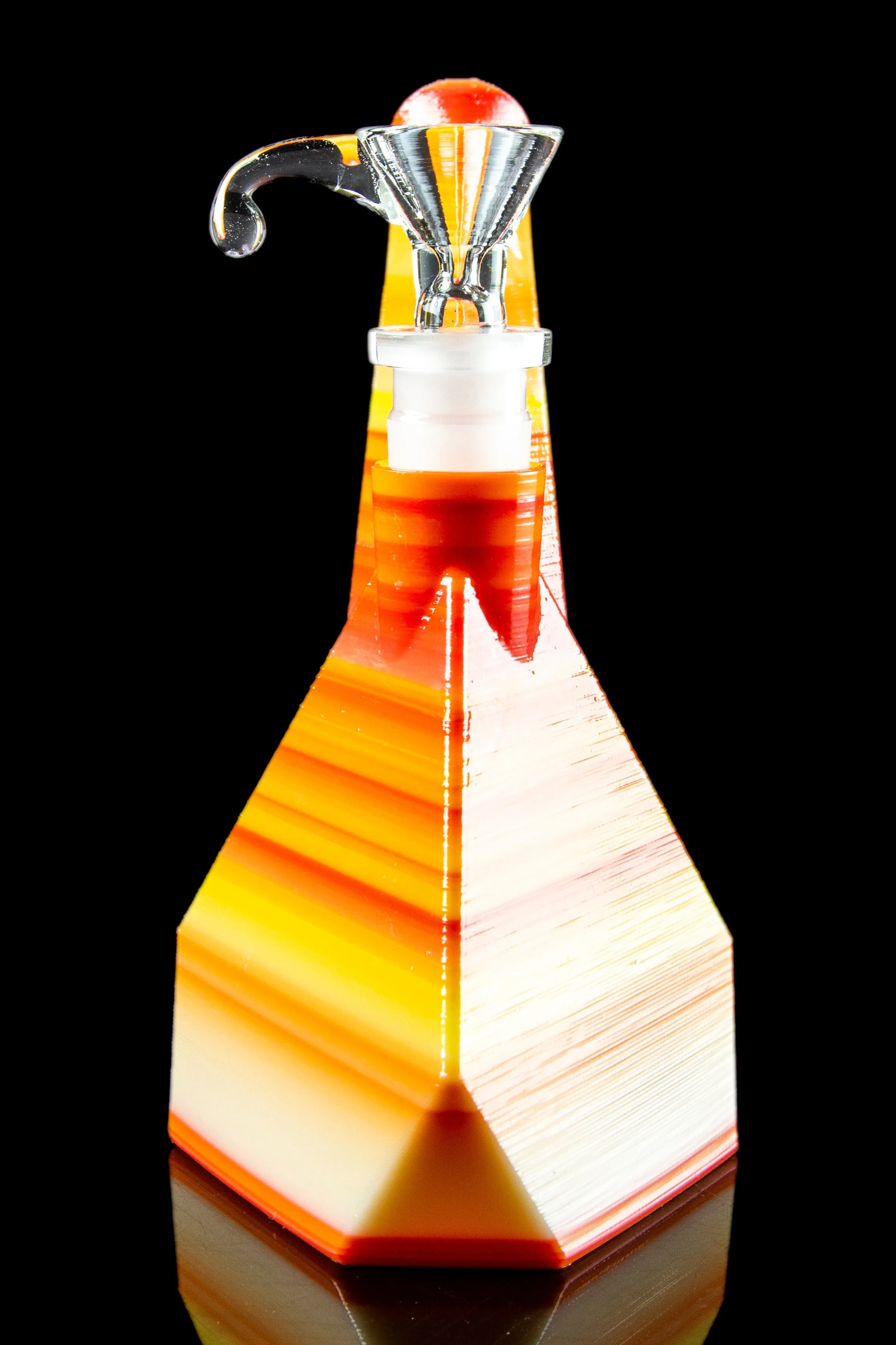 Kayd Mayd "Giza" 3D Printed Geometric Bubbler