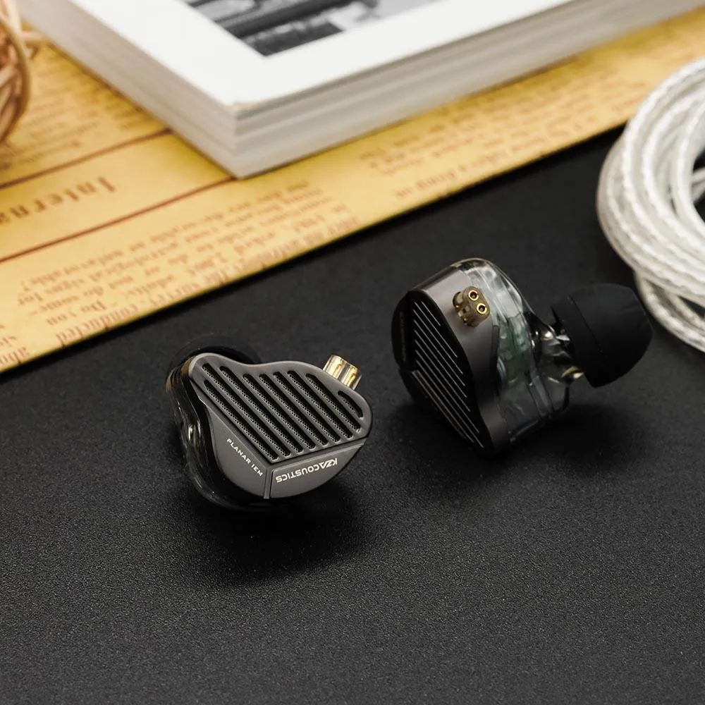 KZ PR1 New Dual-Cavity 13.2 Planar Diaphragm Driver In-Ear Monitors Earphone