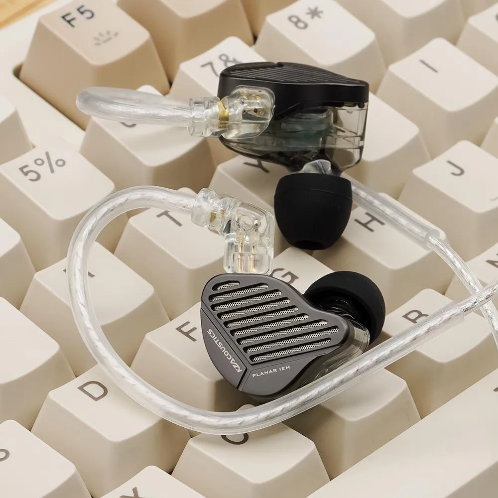 KZ PR1 New Dual-Cavity 13.2 Planar Diaphragm Driver In-Ear Monitors Earphone