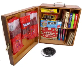 Large Vintage Popcorn and Candy Storage Cabinet, Movie Room & Home Theater Décor, 1950 8mm Projector Case