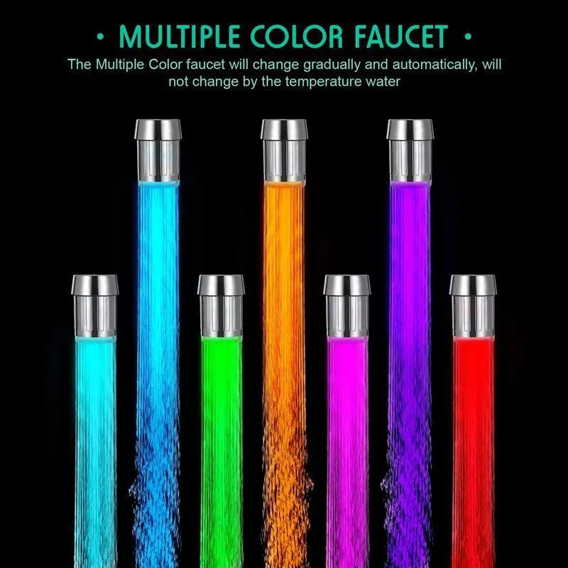 LED Color-Changing Faucet Aerator: Eco-Friendly Water Saver with Temperature Control