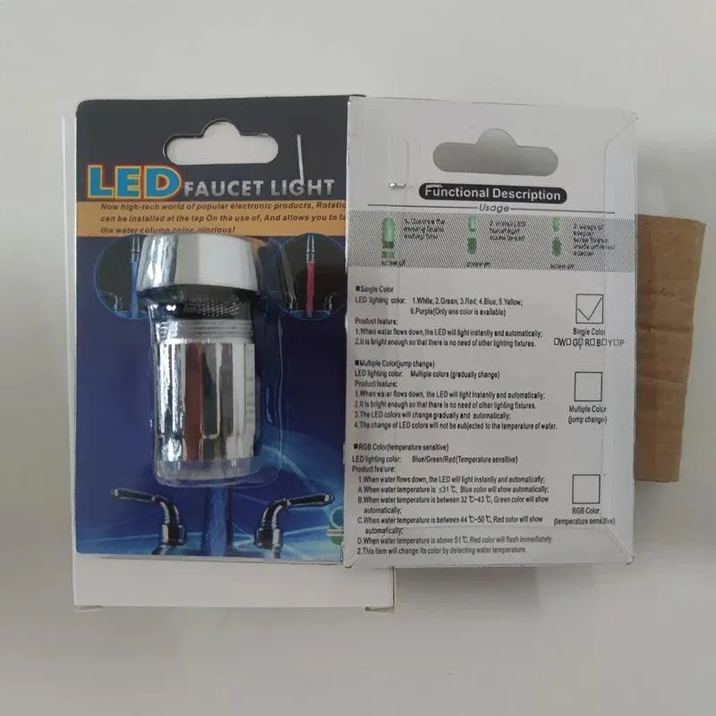 LED Color-Changing Faucet Aerator: Eco-Friendly Water Saver with Temperature Control