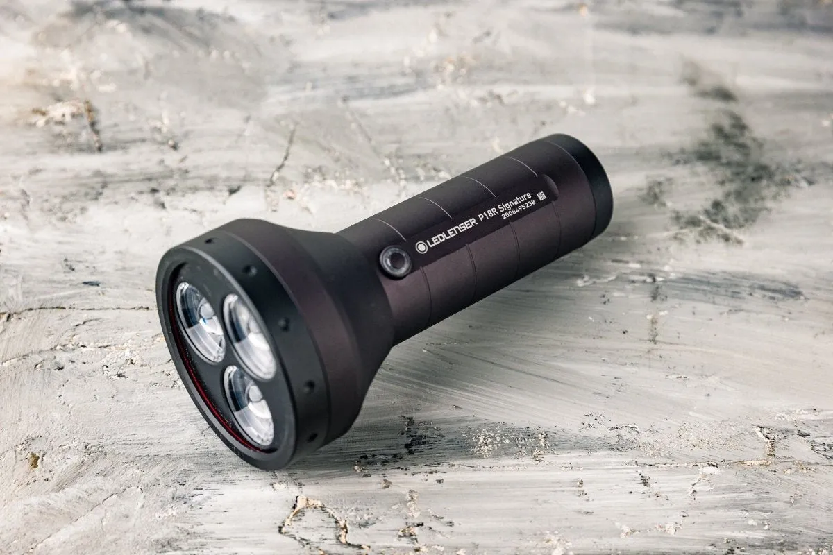 Ledlenser P18R Signature Portable Electric Flashlight