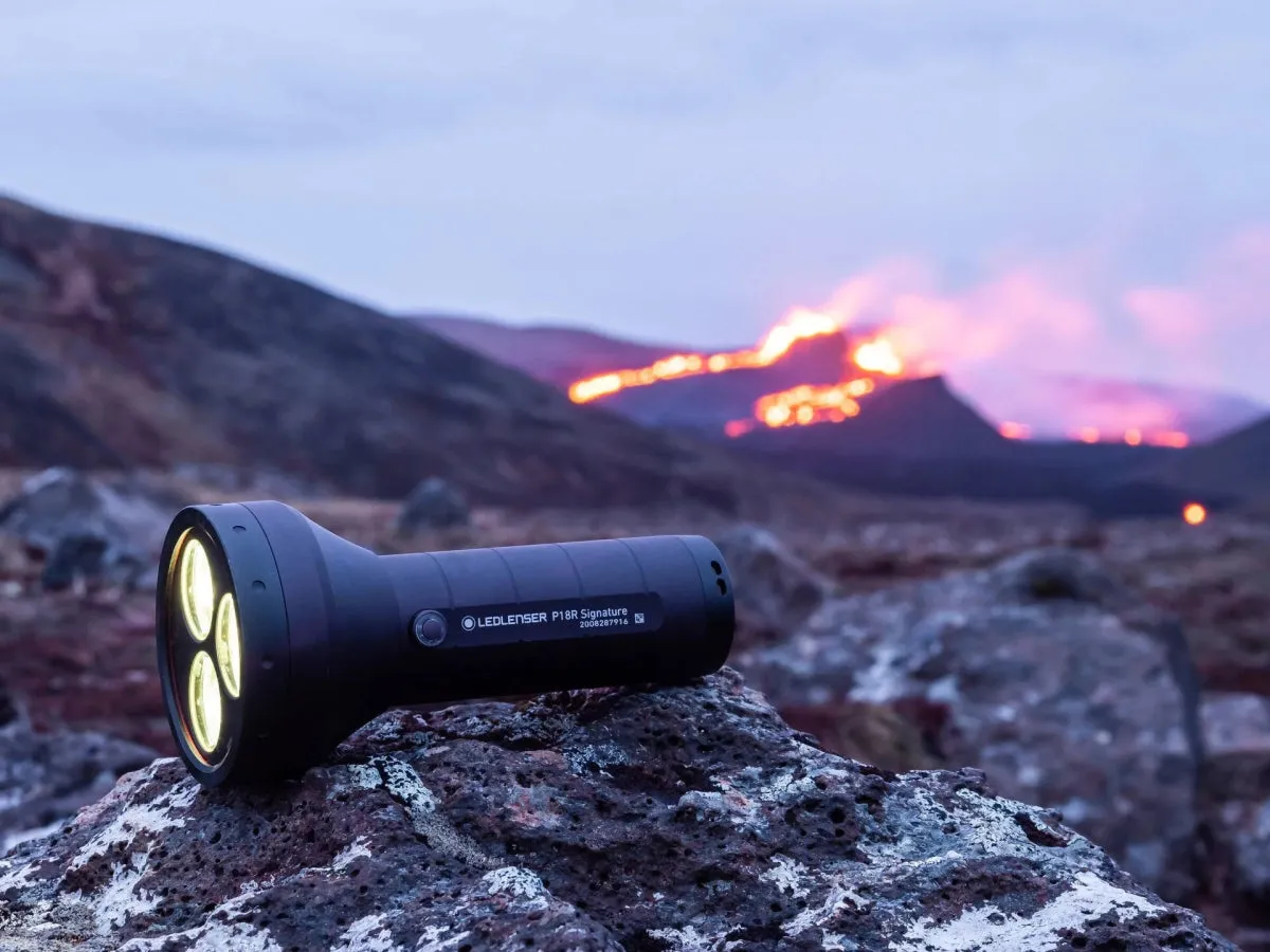 Ledlenser P18R Signature Portable Electric Flashlight