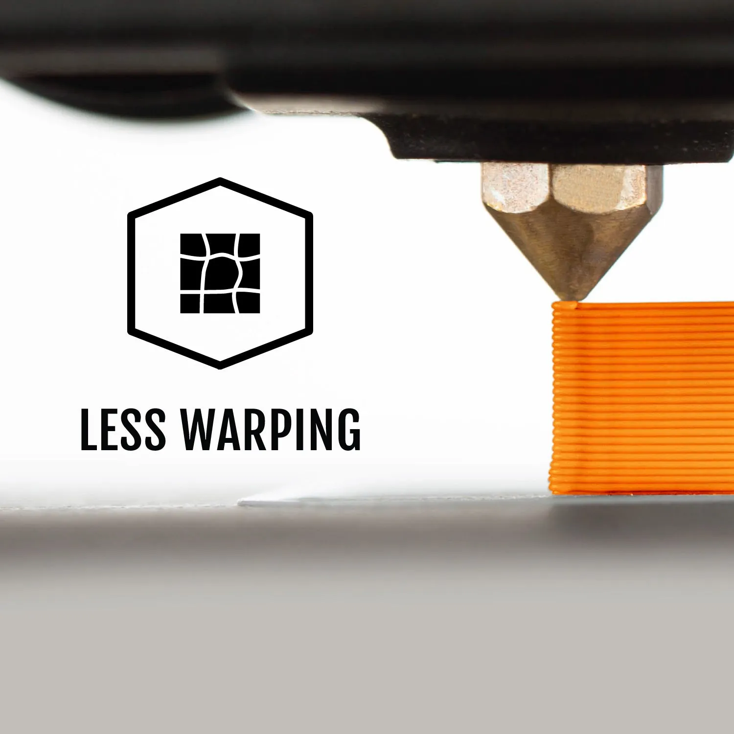 LIGHT ORANGE PLA PRO  FILAMENT - 1.75MM, 1KG SPOOL
