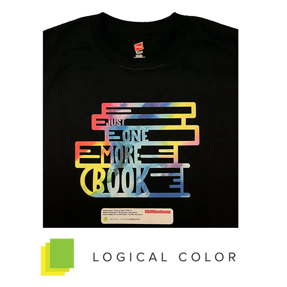 Logical Color SubliDARK Print - Sublimation Printable Heat Transfer Vinyl Sheets