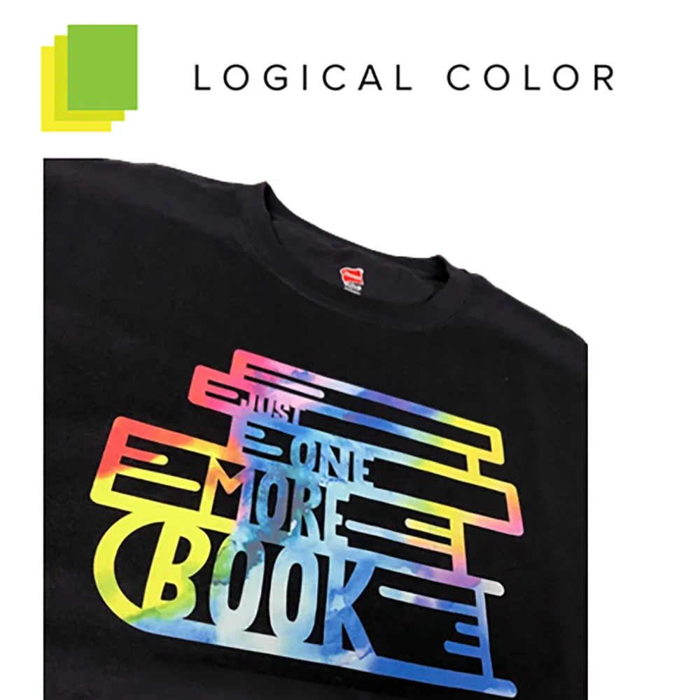 Logical Color SubliDARK Print - Sublimation Printable Heat Transfer Vinyl Sheets