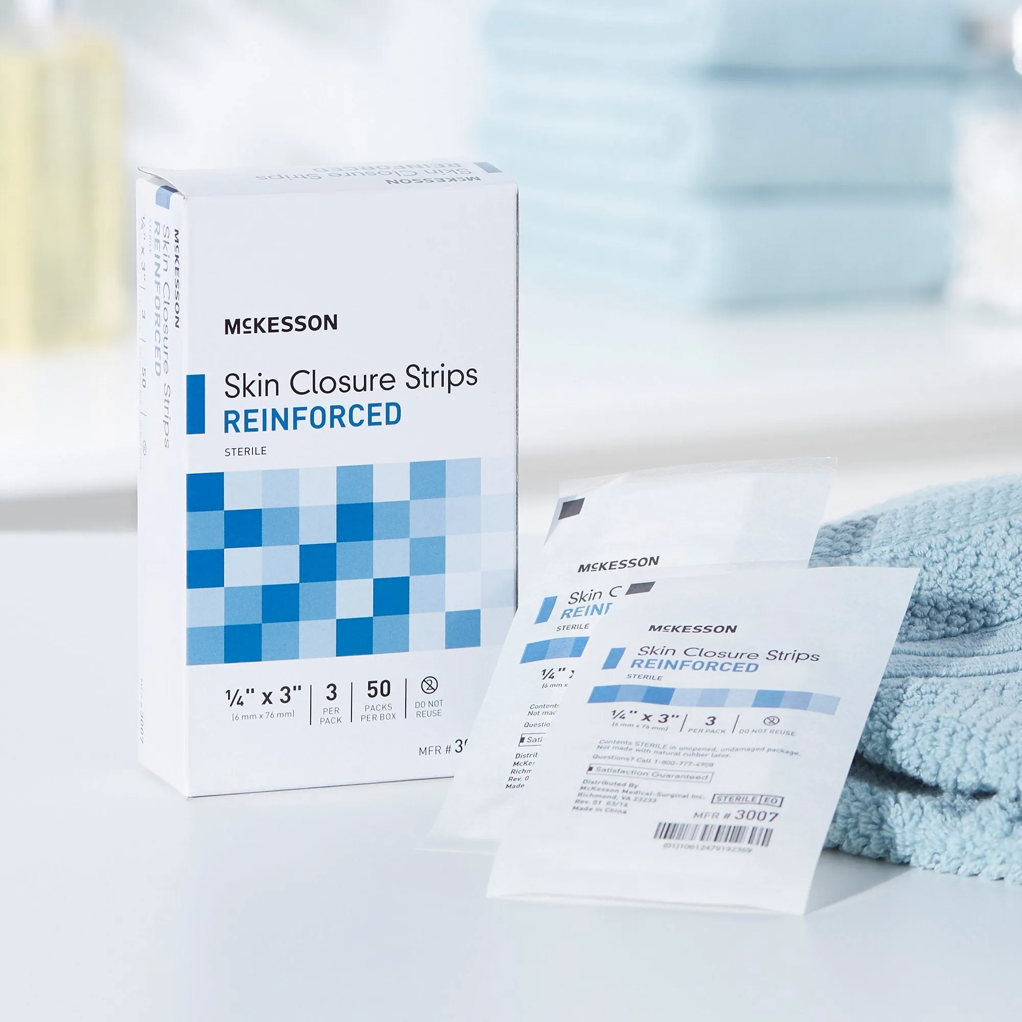 McKesson Skin Closure Strip, ¼ X 3 Inch