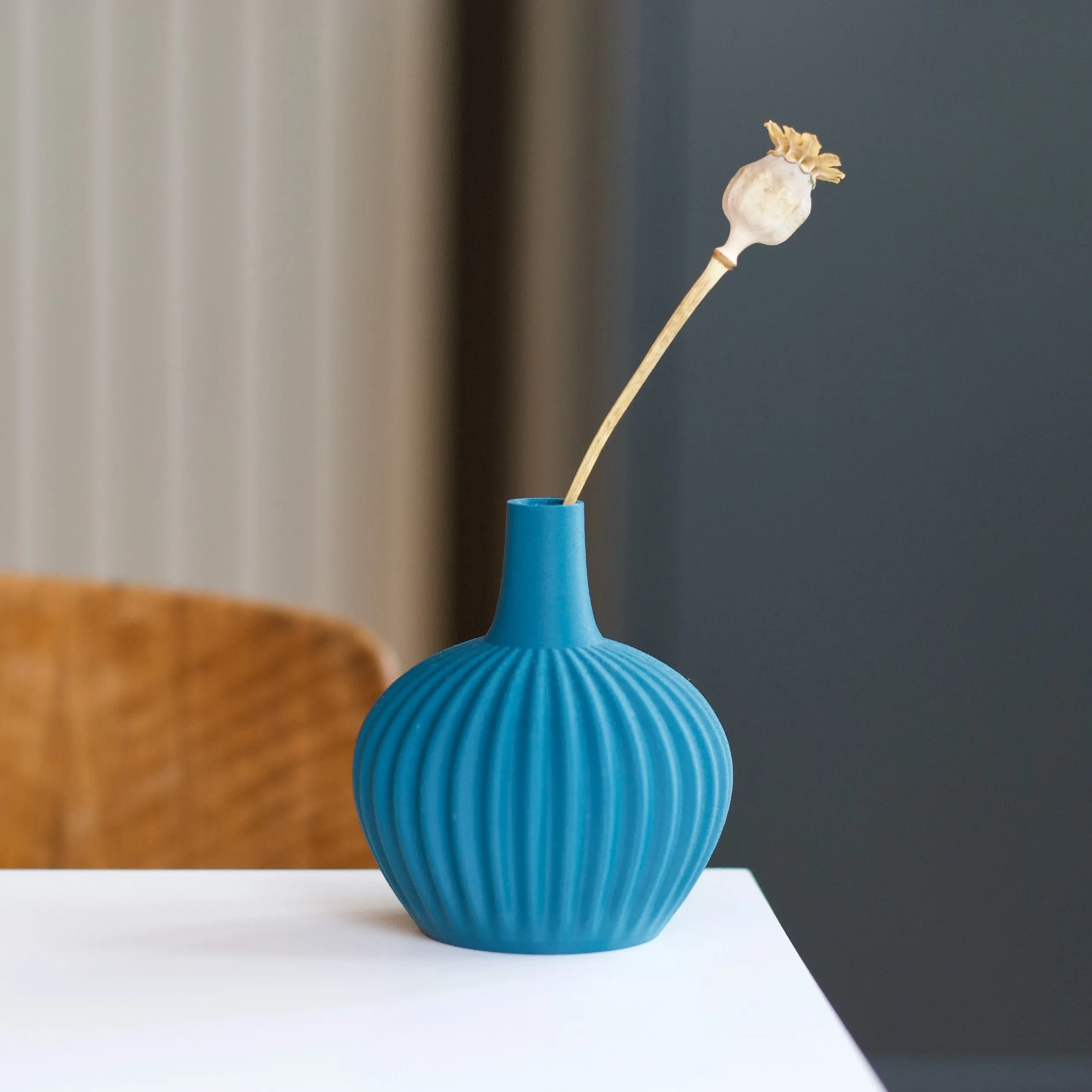 Mini Vase - Peacock 09