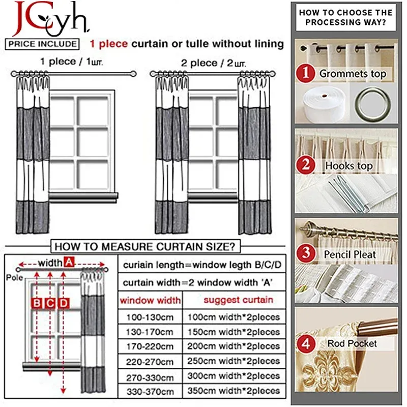 Modern Hall Blackout Curtains
