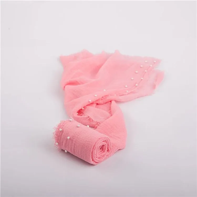 Newborn Photography Props Wraps, Pearl Fringe Layer Texture Prop Baby Cloth Wrap, Reborn Baby DIY Shooting Lace Layering Set