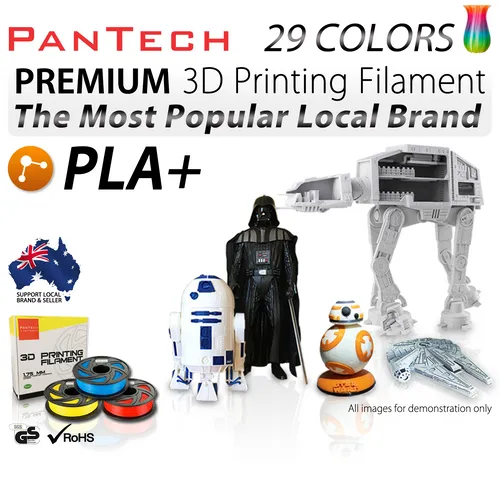 PanTech Premium PLA  1.2KG 3D Printing 1.75 Filament -Neatly Wound PLA  1.75 Filament