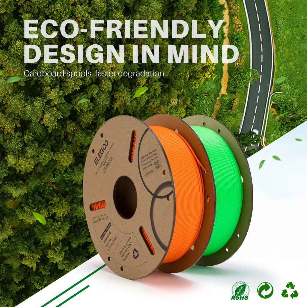 PLA Filament 1.75mm Colored 2KG